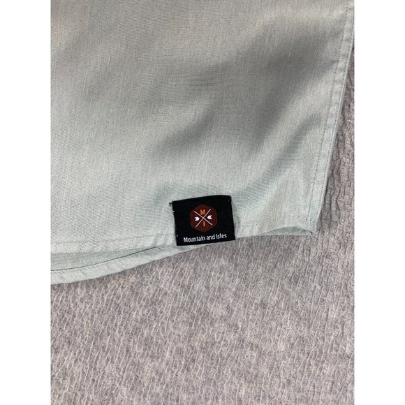 Stoic Mountain and Isles Short Sleeve Button Down‎ Shirt (Men's Medium) - Picture 3 of 12